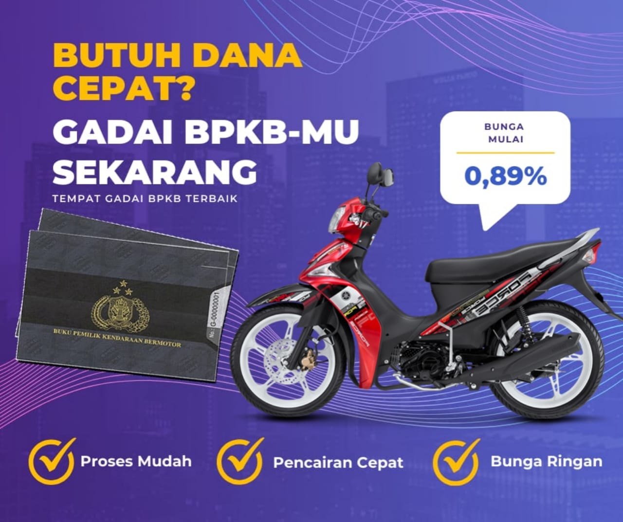 Kredit Jaminan Bpkb Motor Yamaha Force Elegant Dapat Dana Berapa? Seperti Ini Simulasinya